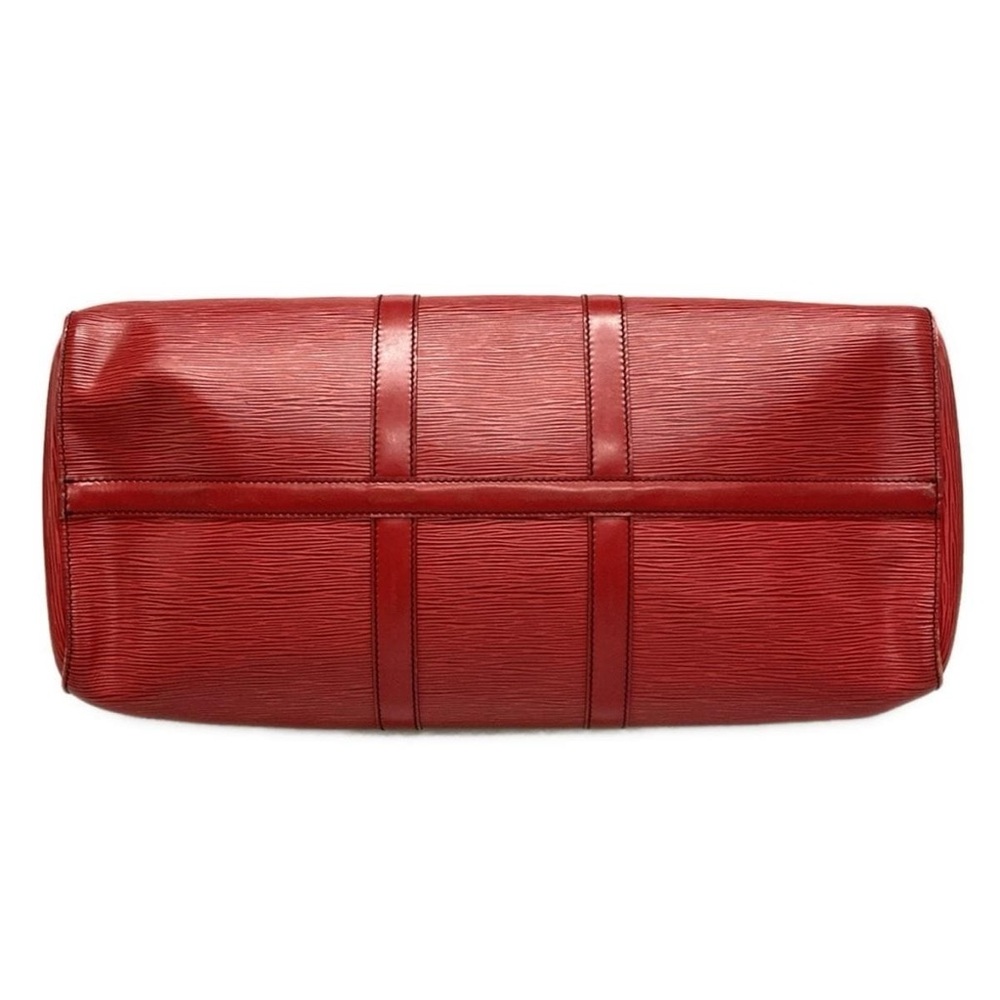 Authentic Louis Vuitton Castilian Red Epi keepall 45 travel unisex duffle bag - Picture 2 of 16